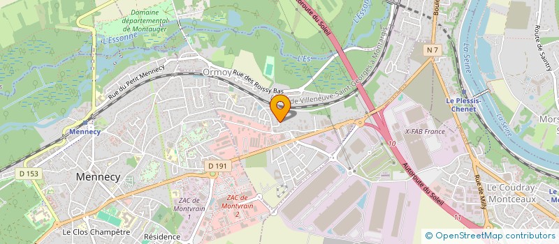 localisation de l'entreprise MONSIEUR GREGORY SPENCER  ORMOY