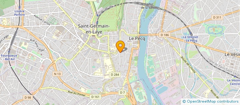 localisation de l'entreprise MONSIEUR GREGORY SREBNIK  LE PECQ