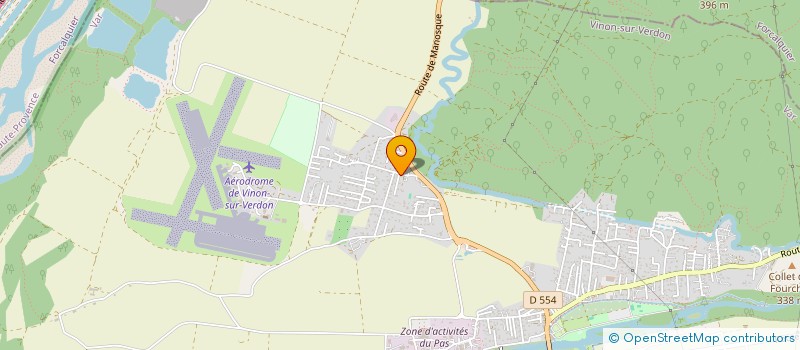 localisation de l'entreprise MONSIEUR GREGORY STUTZINGER  VINON-SUR-VERDON