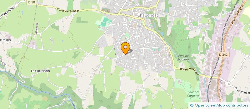 localisation de l'entreprise MONSIEUR GREGORY SUSSERET  CHAPONOST