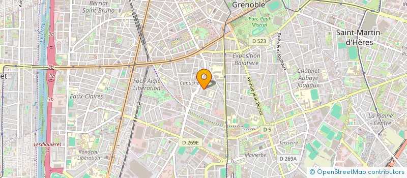 localisation de l'entreprise MONSIEUR GREGORY TABARES  GRENOBLE