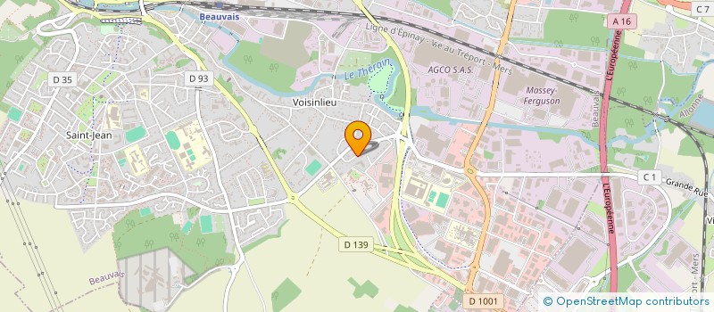 localisation de l'entreprise MONSIEUR GREGORY TABARY  BEAUVAIS