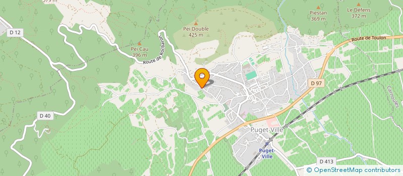 localisation de l'entreprise MONSIEUR GREGORY TACHAU  PUGET-VILLE