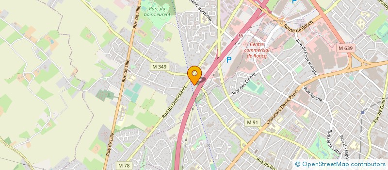 localisation de l'entreprise MONSIEUR GREGORY TADROWSKI à RONCQ