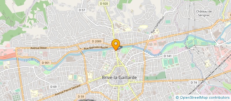localisation de l'entreprise MONSIEUR GREGORY TARRAGO à BRIVE-LA-GAILLARDE