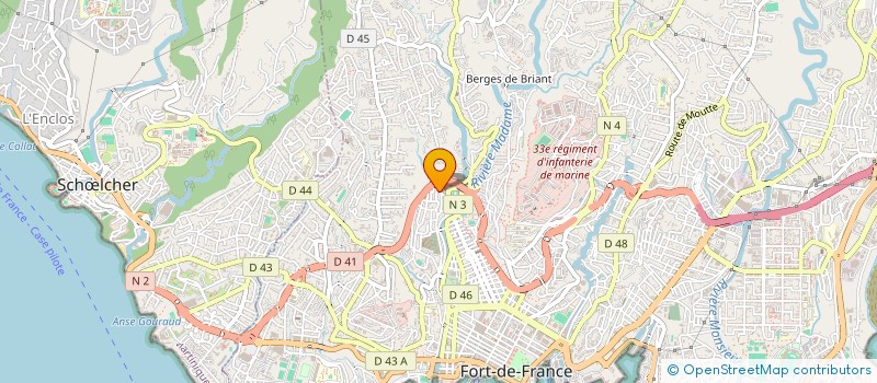 localisation de l'entreprise MONSIEUR GREGORY TASTET  FORT DE FRANCE