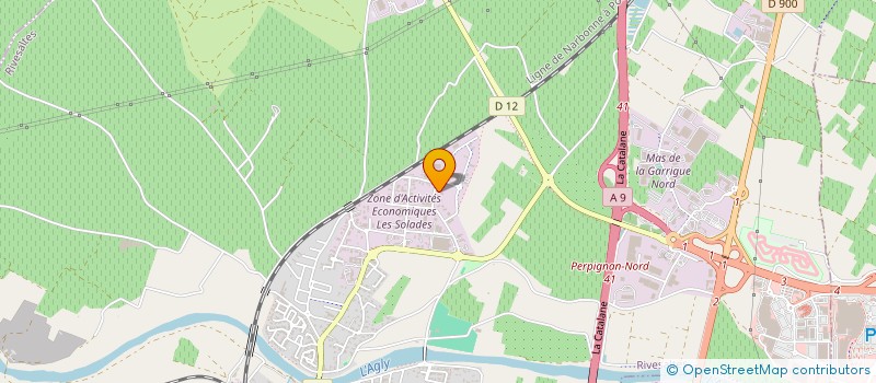 localisation de l'entreprise MONSIEUR GREGORY TAULERE  RIVESALTES