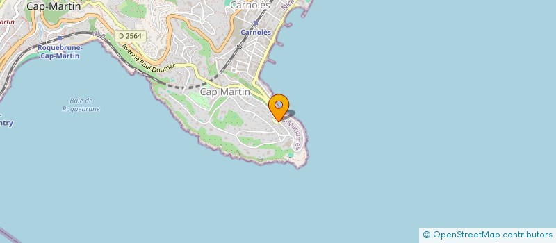 localisation de l'entreprise MONSIEUR GREGORY TCHOUBAKLIAN à ROQUEBRUNE-CAP-MARTIN