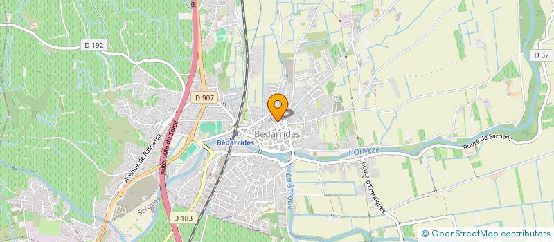 localisation de l'entreprise MONSIEUR GREGORY TCHOUKRIEL  BEDARRIDES