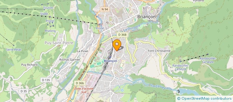 localisation de l'entreprise MONSIEUR GREGORY TELMON  BRIANCON