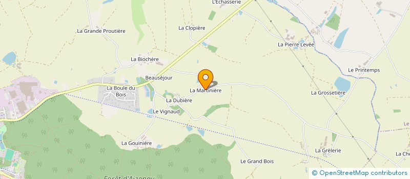 localisation de l'entreprise MONSIEUR GREGORY TENAUD  AIZENAY