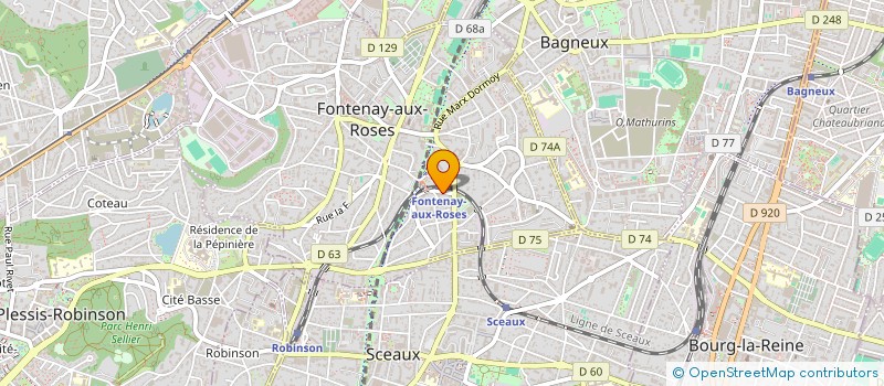 localisation de l'entreprise MONSIEUR GREGORY TERRINE à FONTENAY-AUX-ROSES