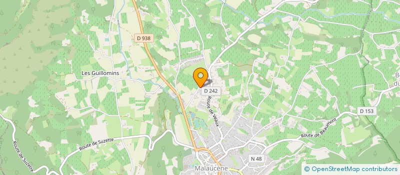 localisation de l'entreprise MONSIEUR GREGORY TERTULIEN  MALAUCENE