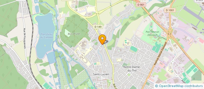 localisation de l'entreprise MONSIEUR GREGORY TETU  BEAUVAIS