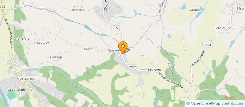 localisation de l'entreprise MONSIEUR GREGORY THEIL  CORBARIEU