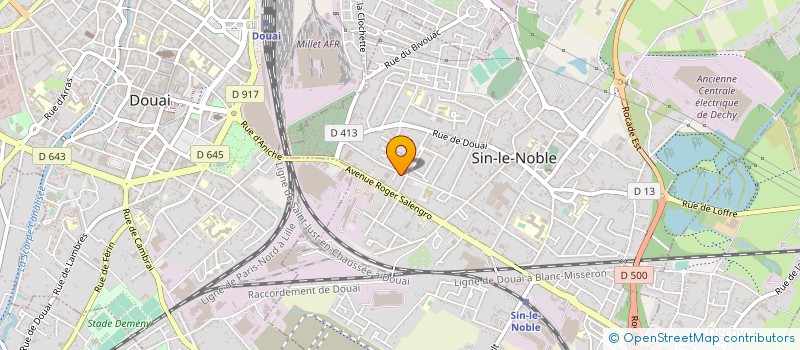 localisation de l'entreprise MONSIEUR GREGORY THEREZ  SIN-LE-NOBLE