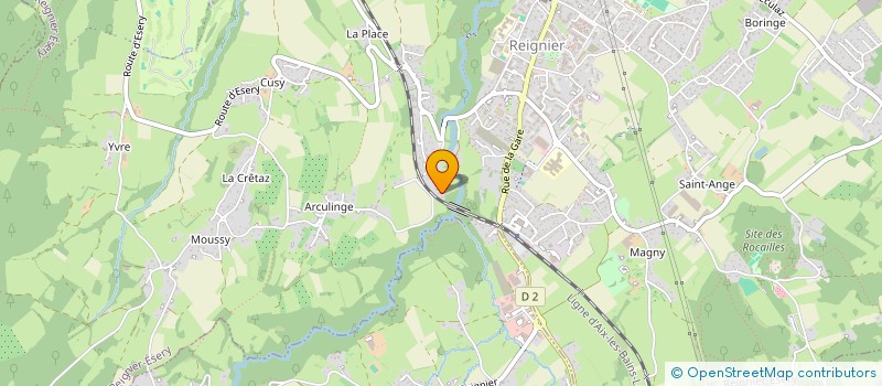 localisation de l'entreprise MONSIEUR GREGORY THOBY  REIGNIER-ESERY