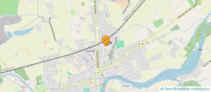 localisation de l'entreprise MONSIEUR GREGORY THUET  CAZERES