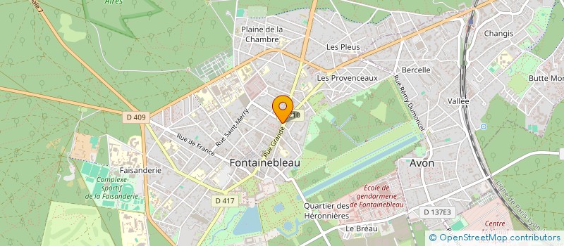 localisation de l'entreprise MONSIEUR GREGORY TIGRID à FONTAINEBLEAU