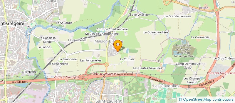 localisation de l'entreprise MONSIEUR GREGORY TISSOT à SAINT-GREGOIRE
