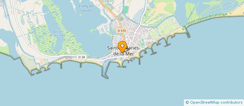 localisation de l'entreprise MONSIEUR GREGORY TOILLIEZ  SAINTES-MARIES-DE-LA-MER