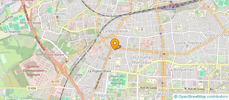 localisation de l'entreprise MONSIEUR GREGORY TOLTZ  RENNES