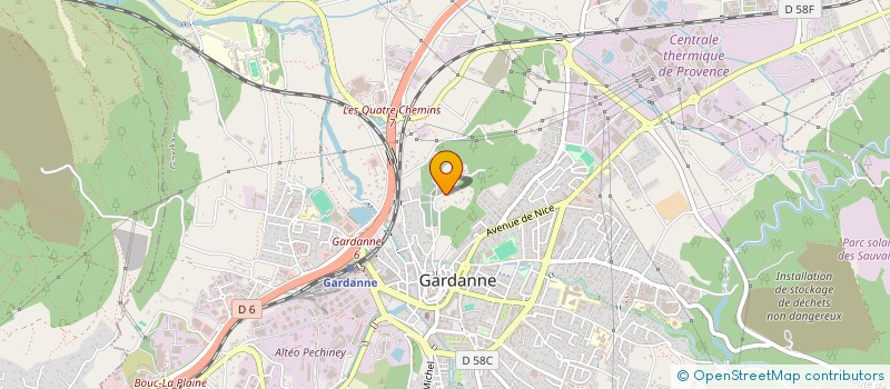 localisation de l'entreprise MONSIEUR GREGORY TOURRET à GARDANNE