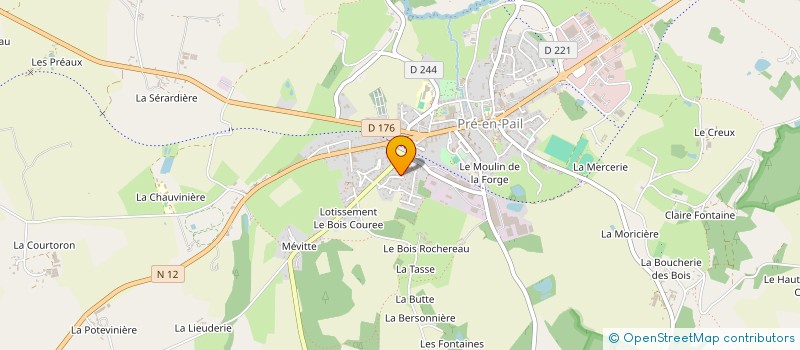 localisation de l'entreprise MONSIEUR GREGORY TOUTAIN  PRE-EN-PAIL-SAINT-SAMSON