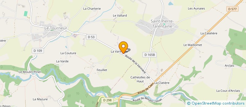 localisation de l'entreprise MONSIEUR GREGORY TRAVERT  SOULEUVRE EN BOCAGE