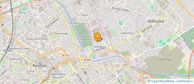 localisation de l'entreprise MONSIEUR GREGORY TREDEZ  ROUBAIX