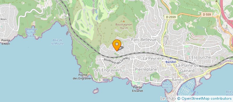 localisation de l'entreprise MONSIEUR GREGORY TROCHU  LA SEYNE-SUR-MER