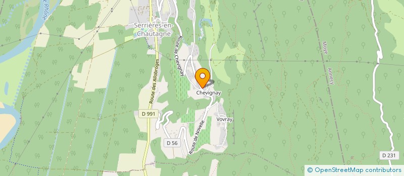 localisation de l'entreprise MONSIEUR GREGORY TRUNTZER  SERRIERES-EN-CHAUTAGNE