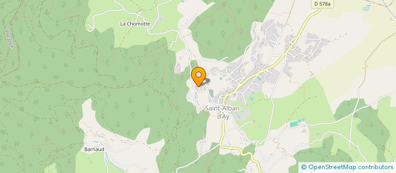 localisation de l'entreprise MONSIEUR GREGORY TUTIN  SAINT-ALBAN-D'AY