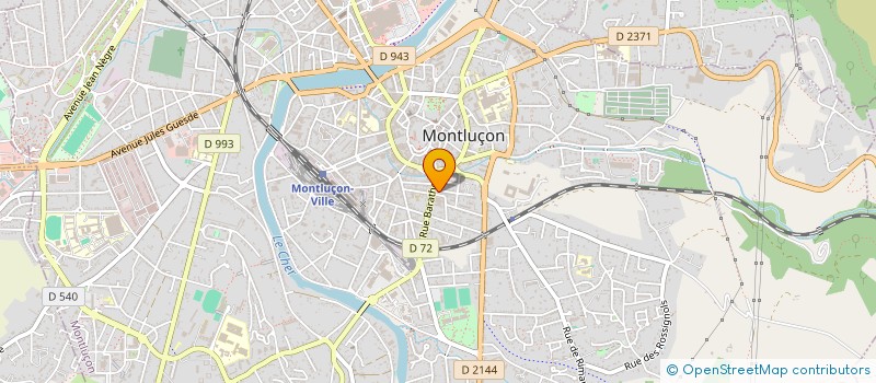 localisation de l'entreprise MONSIEUR GREGORY URDICIAN à MONTLUCON
