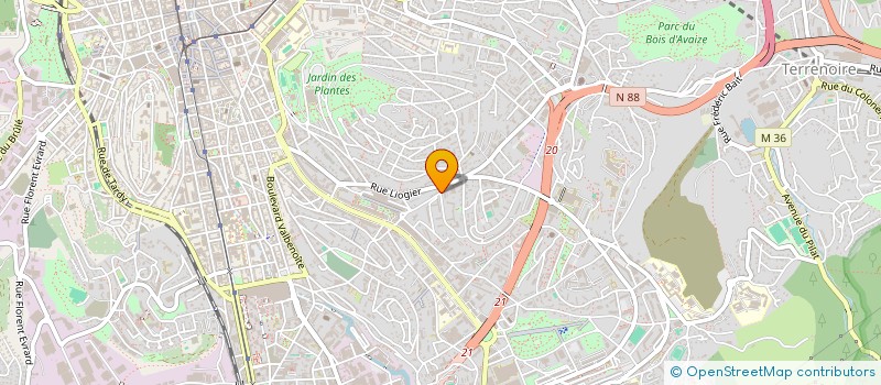 localisation de l'entreprise MONSIEUR GREGORY URSO  SAINT-ETIENNE