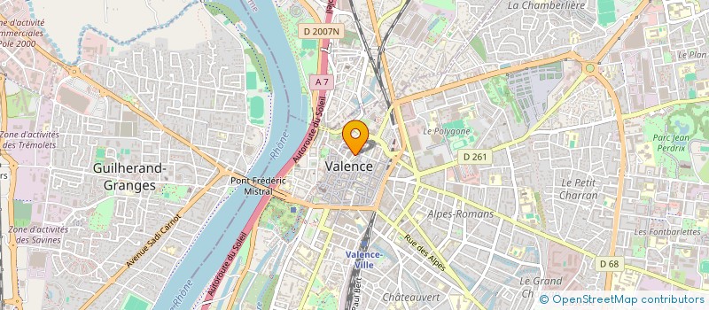 localisation de l'entreprise MONSIEUR GREGORY VACHON-SAPEDE à VALENCE