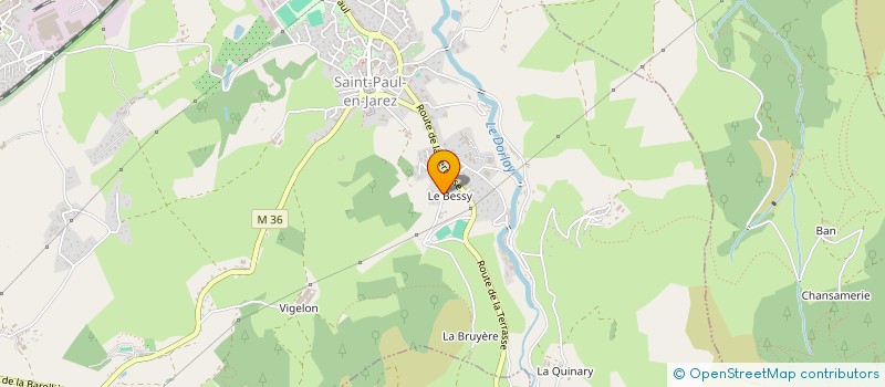 localisation de l'entreprise MONSIEUR GREGORY VALLA  SAINT-PAUL-EN-JAREZ