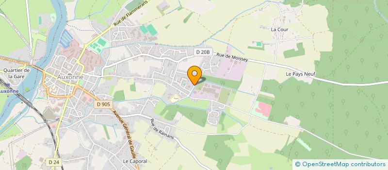 localisation de l'entreprise MONSIEUR GREGORY VALTIER à AUXONNE