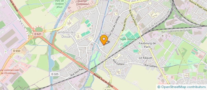 localisation de l'entreprise MONSIEUR GREGORY VAN PAEPEGHEM  LAMBRES-LEZ-DOUAI