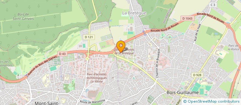 localisation de l'entreprise MONSIEUR GREGORY VANDEL à BOIS-GUILLAUME