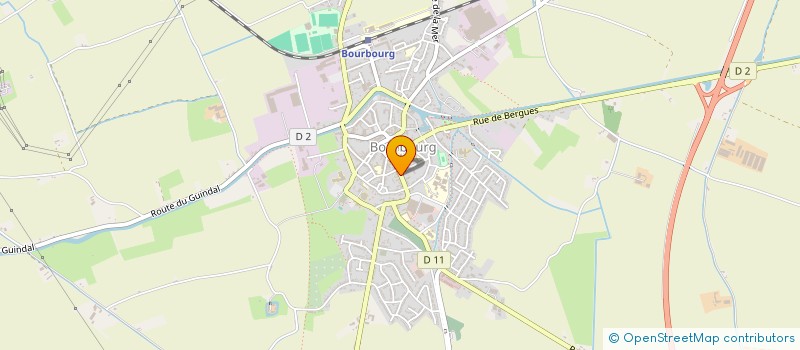 localisation de l'entreprise MONSIEUR GREGORY VANGELDER  BOURBOURG