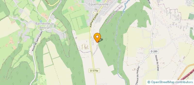 localisation de l'entreprise MONSIEUR GREGORY VASSEL  EQUEMAUVILLE