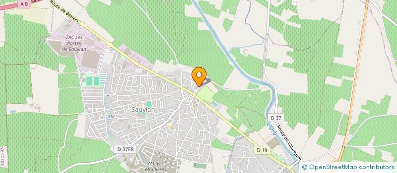 localisation de l'entreprise MONSIEUR GREGORY VERHELLE  SAUVIAN