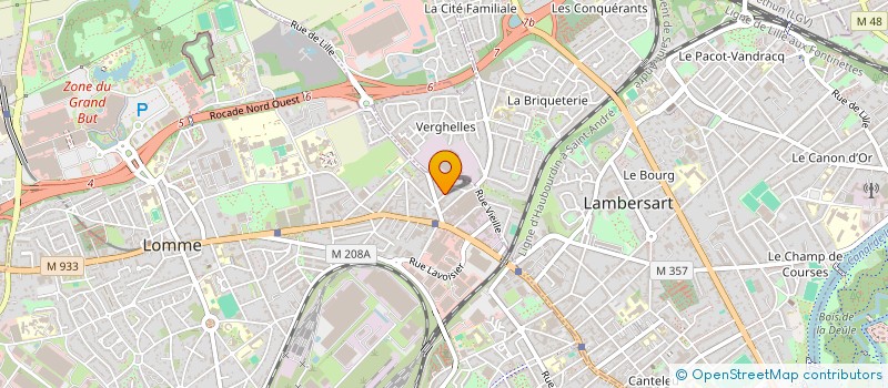 localisation de l'entreprise MONSIEUR GREGORY VERNE à LILLE