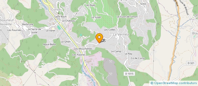 localisation de l'entreprise MONSIEUR GREGORY VETTORAZZI à CONTES