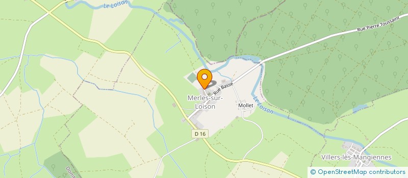 localisation de l'entreprise MONSIEUR GREGORY VIGIER à MERLES-SUR-LOISON