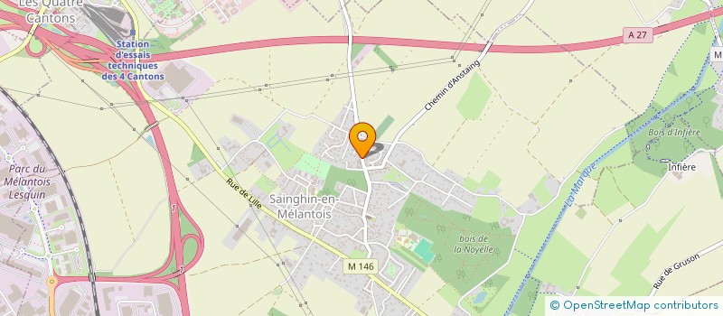 localisation de l'entreprise MONSIEUR GREGORY VIGNAL  SAINGHIN-EN-MELANTOIS