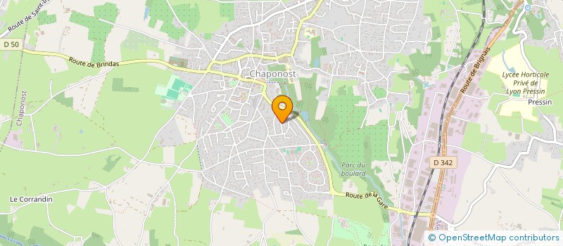 localisation de l'entreprise MONSIEUR GREGORY VIOLLET  CHAPONOST