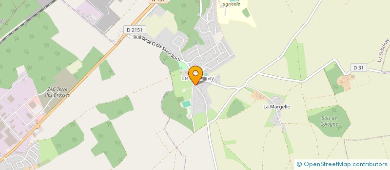 localisation de l'entreprise MONSIEUR GREGORY VIRMAUD  LULLY