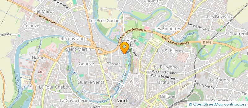 localisation de l'entreprise MONSIEUR GREGORY VOYNNET à NIORT